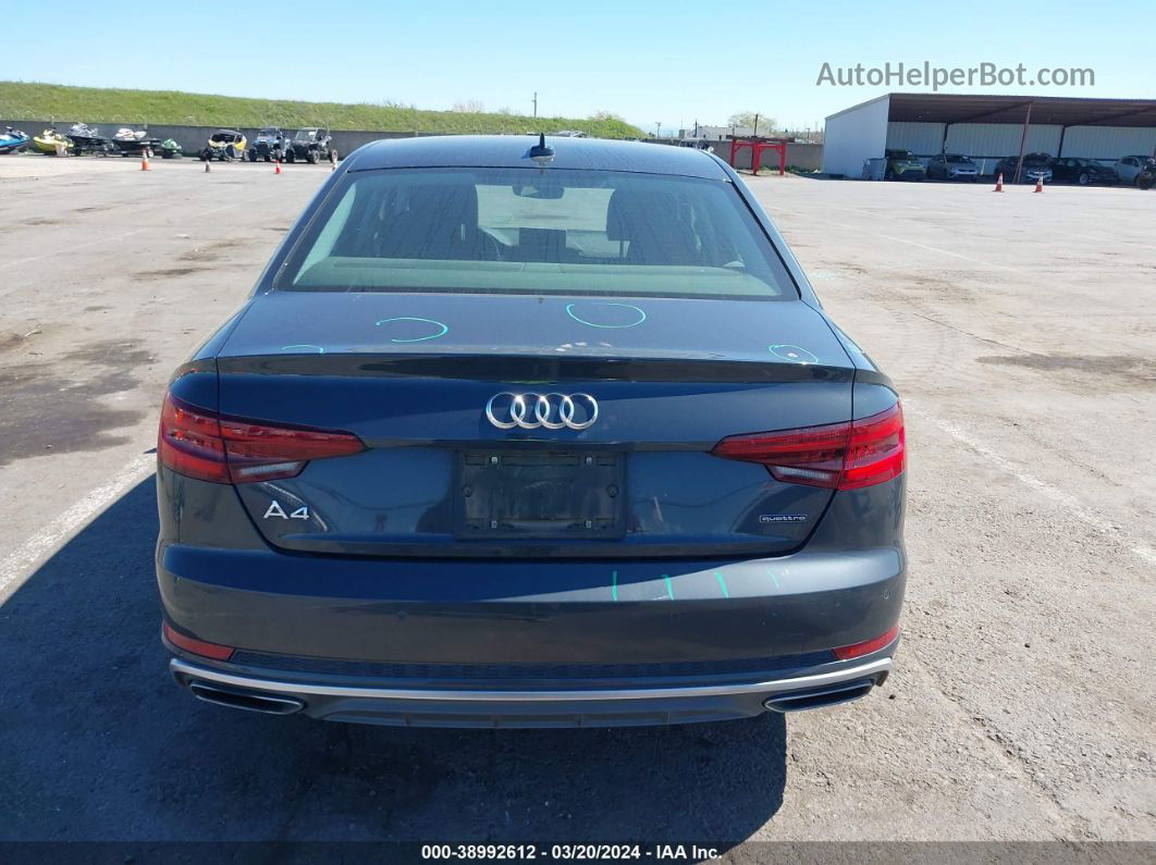 2019 Audi A4 45 Premium Gray vin: WAUENAF47KN015489