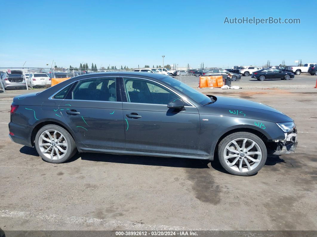 2019 Audi A4 45 Premium Gray vin: WAUENAF47KN015489