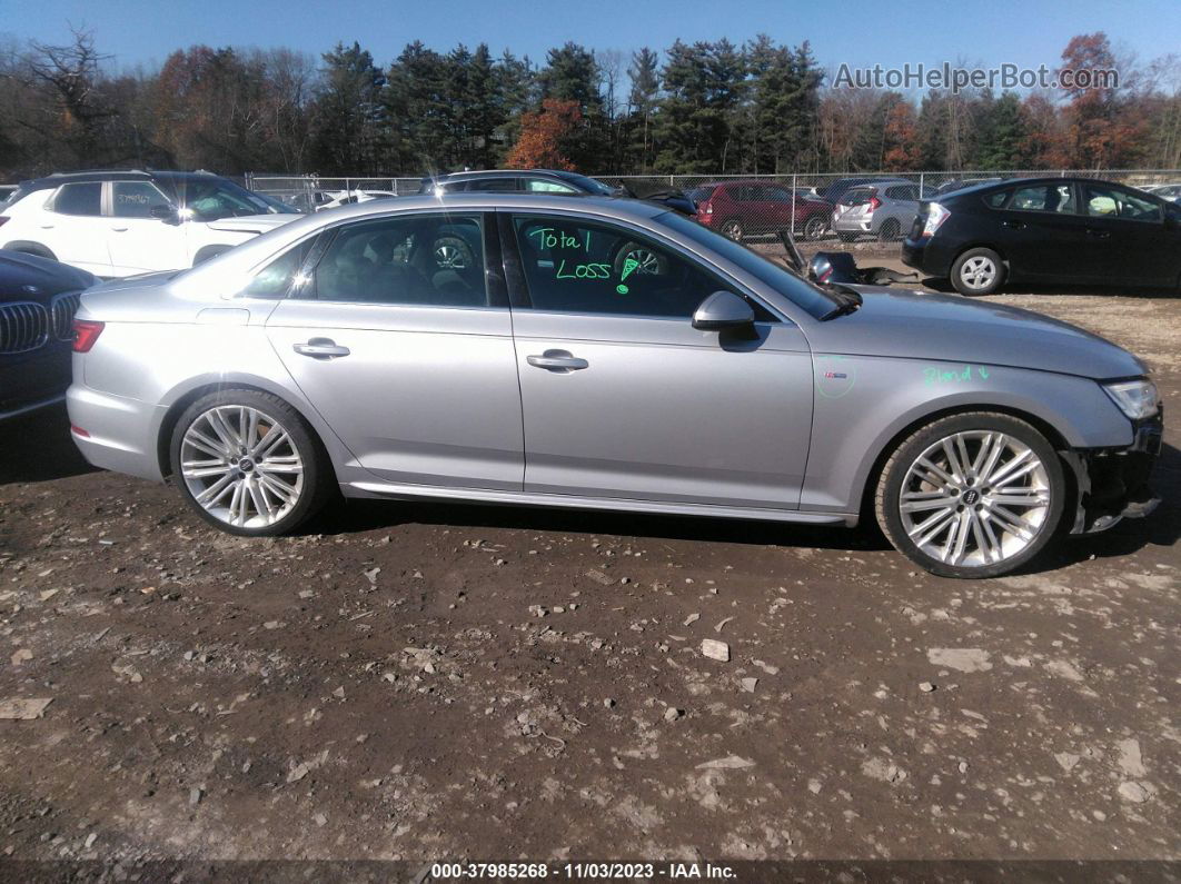 2017 Audi A4 2.0t Premium Silver vin: WAUENAF48HN008463