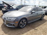 2017 Audi A4 Premium Plus Gray vin: WAUENAF48HN014716