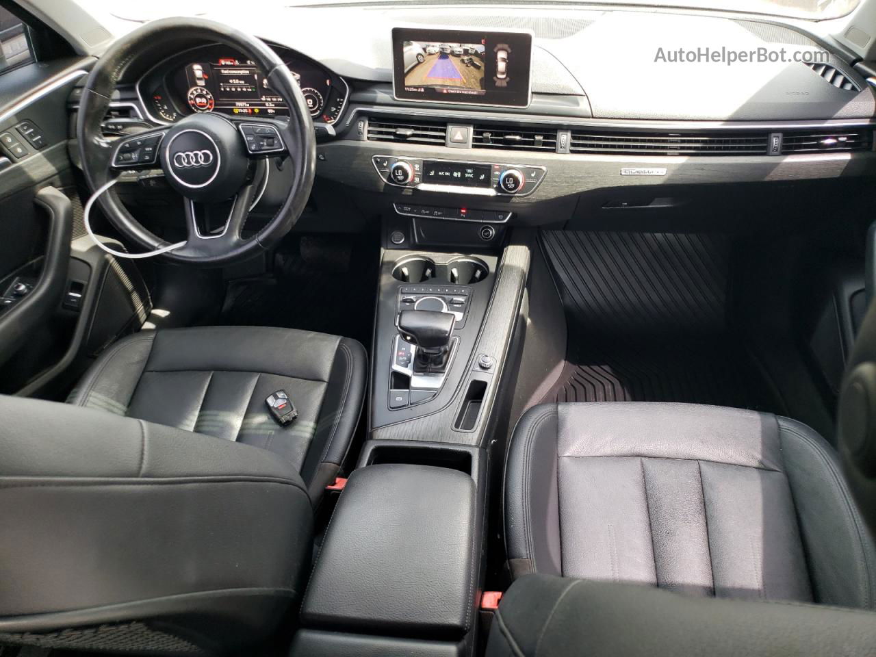 2017 Audi A4 Premium Plus Серый vin: WAUENAF48HN014716