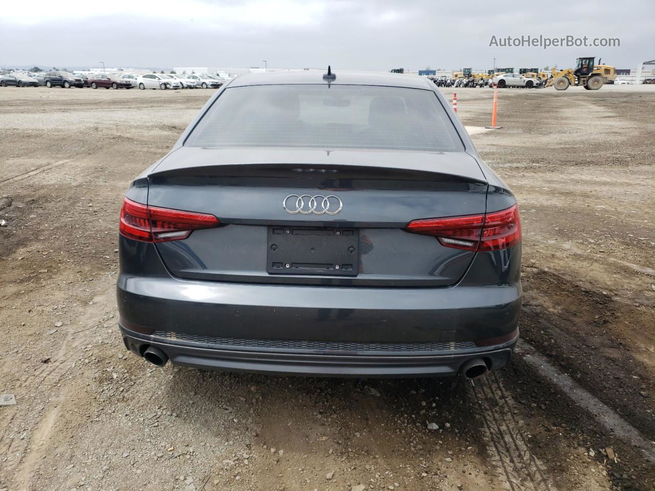 2017 Audi A4 Premium Plus Gray vin: WAUENAF48HN024002