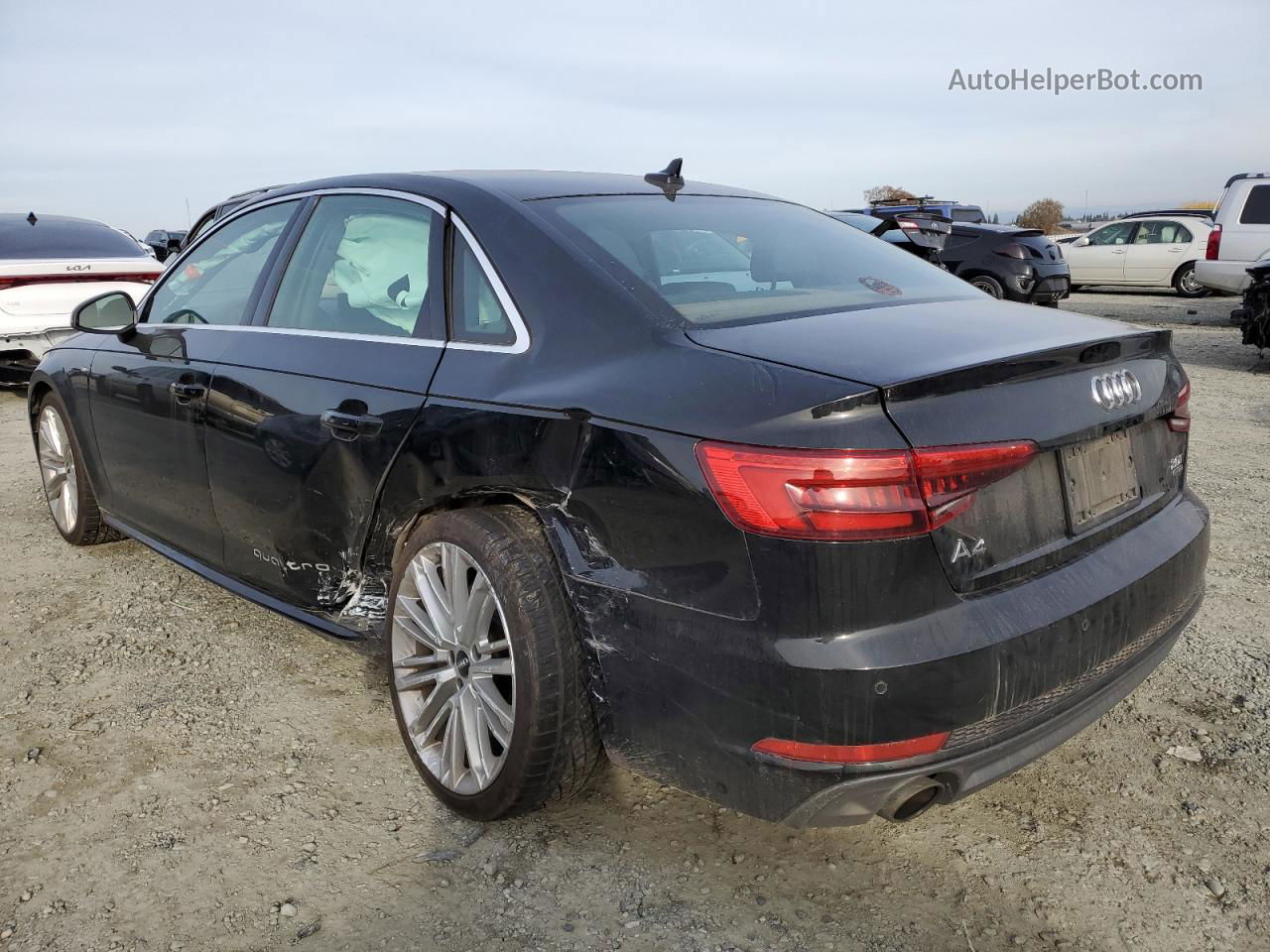 2017 Audi A4 Premium Plus Black vin: WAUENAF48HN029040