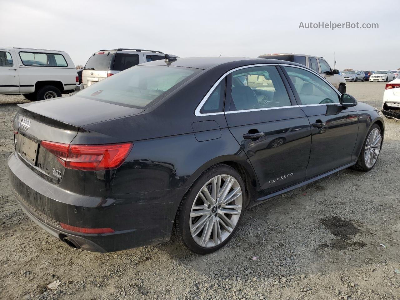 2017 Audi A4 Premium Plus Black vin: WAUENAF48HN029040