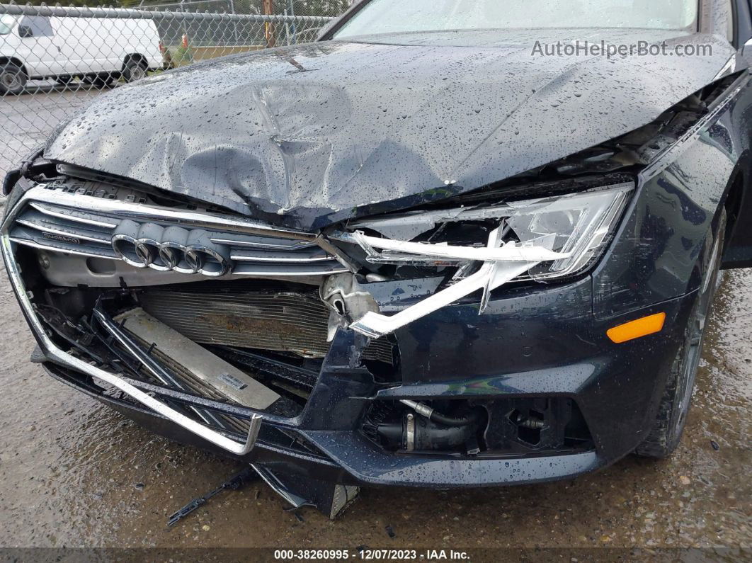 2017 Audi A4 2.0t Premium Dark Blue vin: WAUENAF48HN032780