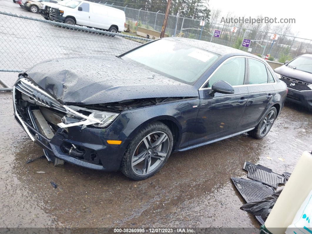 2017 Audi A4 2.0t Premium Dark Blue vin: WAUENAF48HN032780