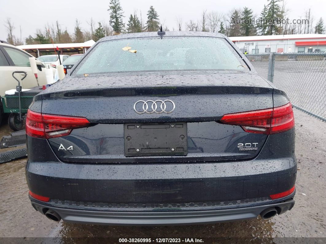 2017 Audi A4 2.0t Premium Dark Blue vin: WAUENAF48HN032780