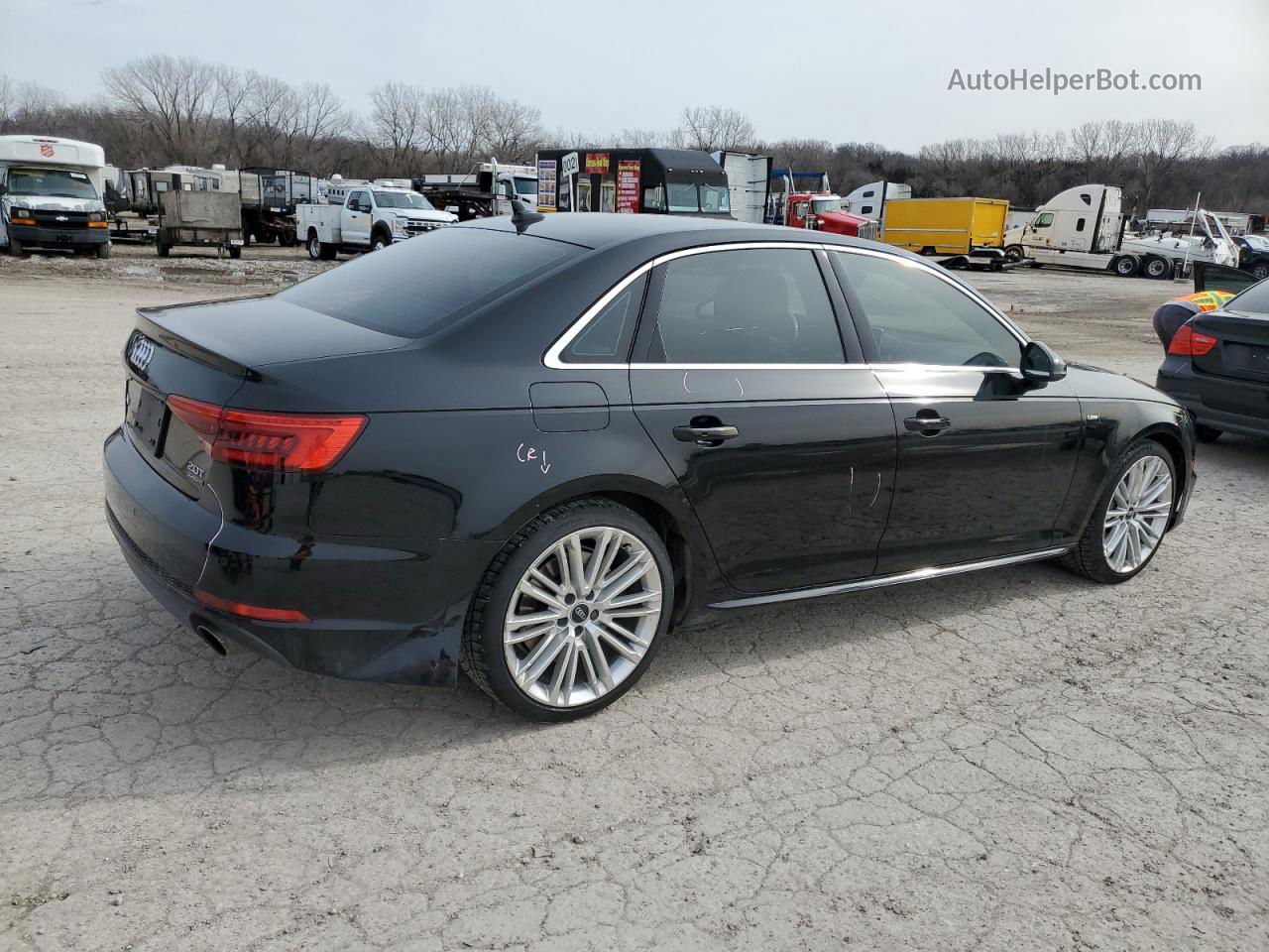 2017 Audi A4 Premium Plus White vin: WAUENAF48HN038076