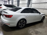 2017 Audi A4 Premium Plus White vin: WAUENAF48HN062930