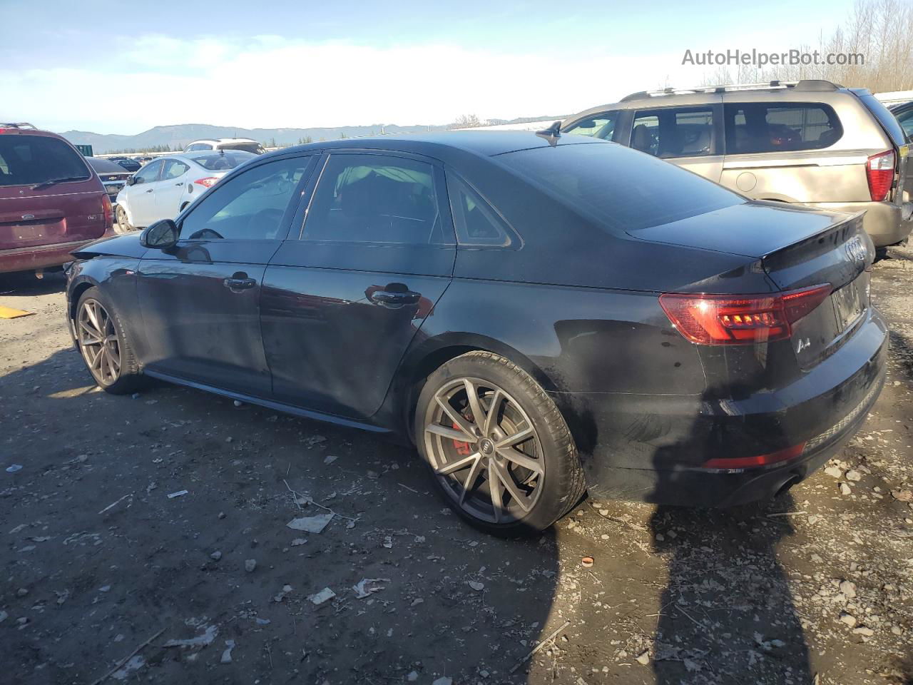 2018 Audi A4 Premium Plus Черный vin: WAUENAF48JA062049