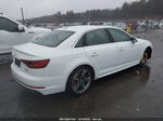 2018 Audi A4 2.0t Premium/2.0t Tech Premium White vin: WAUENAF48JA077117