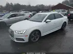 2018 Audi A4 2.0t Premium/2.0t Tech Premium White vin: WAUENAF48JA077117