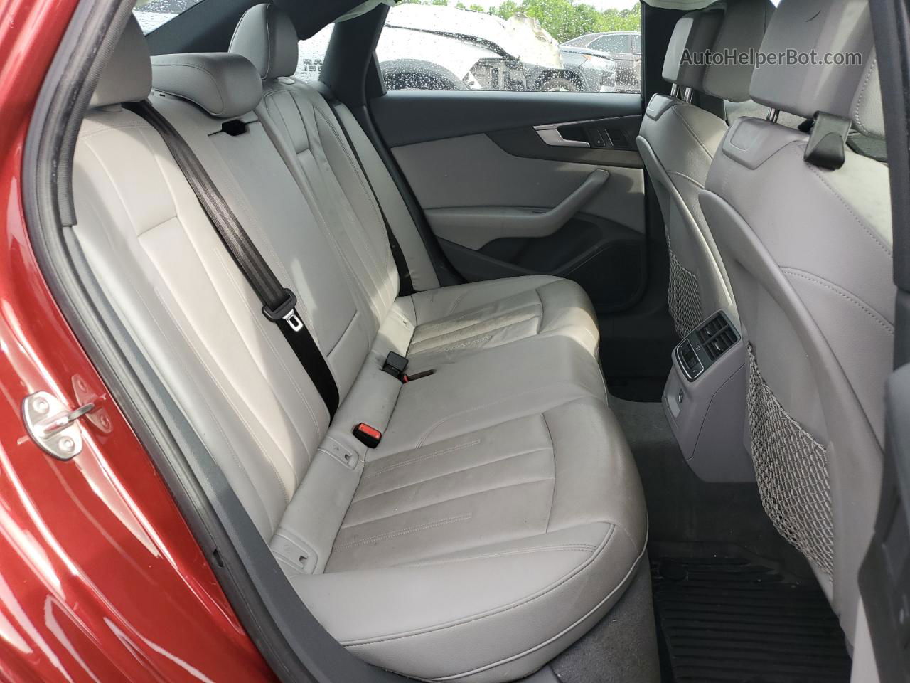 2018 Audi A4 Premium Plus Red vin: WAUENAF48JA133430