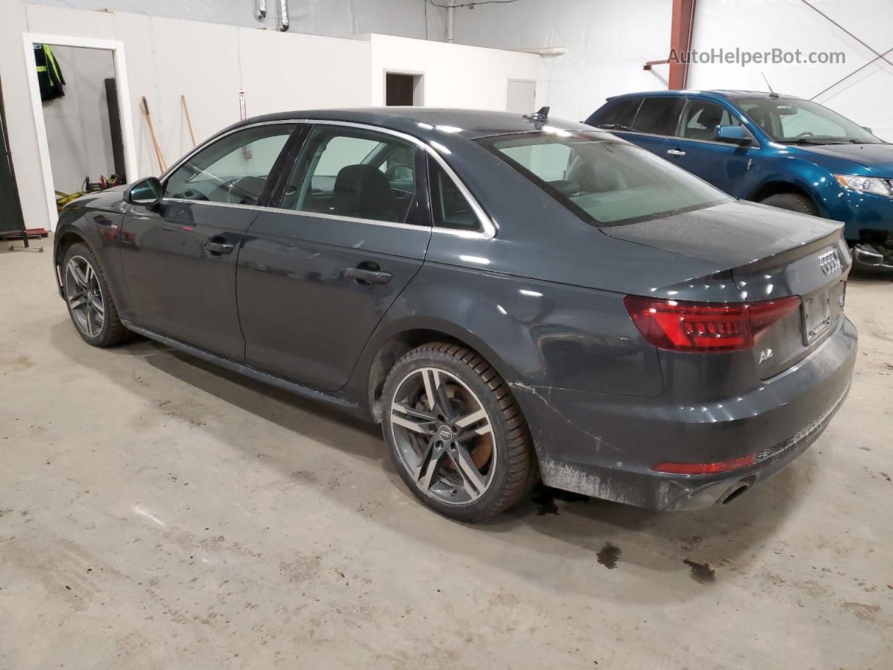 2018 Audi A4 Premium Plus Gray vin: WAUENAF48JA134593