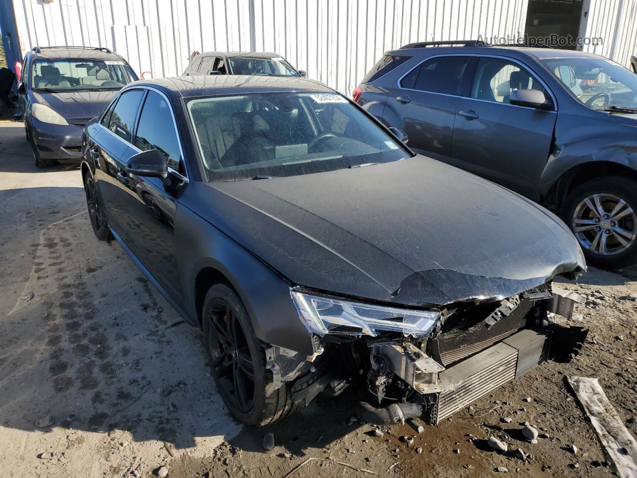 2018 Audi A4 Premium Plus Черный vin: WAUENAF48JN003608