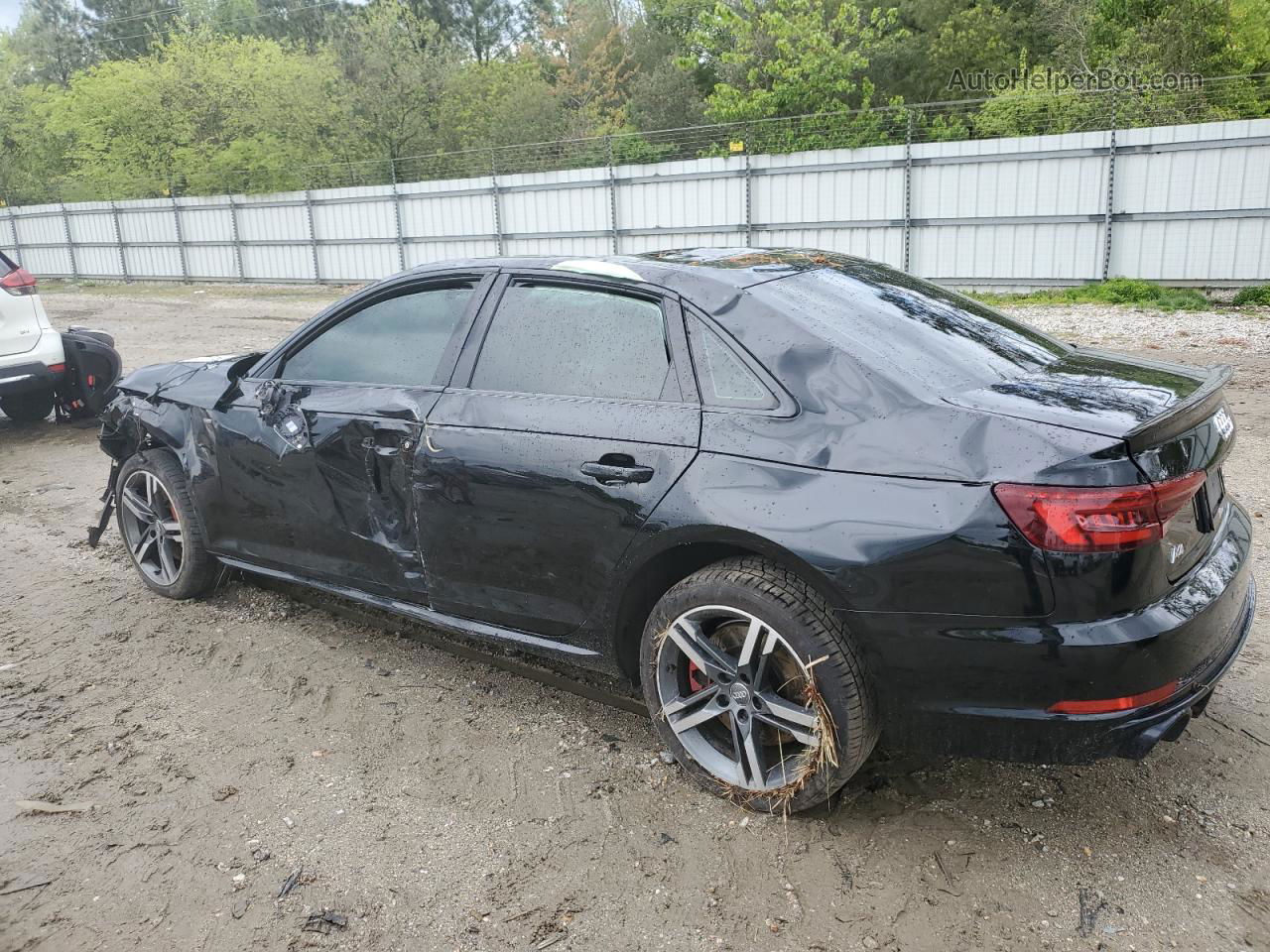 2018 Audi A4 Premium Plus Black vin: WAUENAF48JN010882