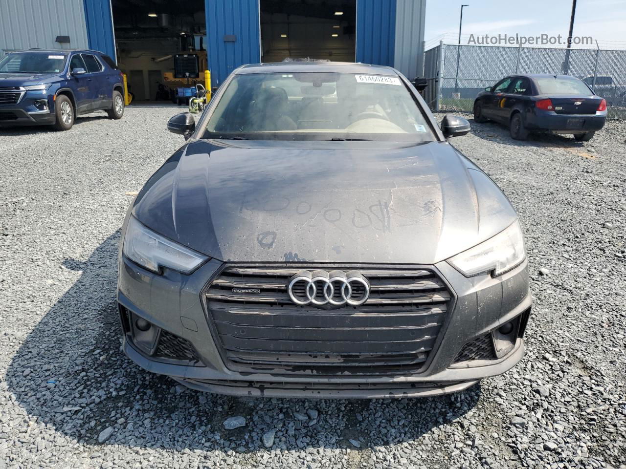 2019 Audi A4 Premium Plus Gray vin: WAUENAF48KA008820