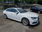 2019 Audi A4 Premium Plus White vin: WAUENAF48KN006168