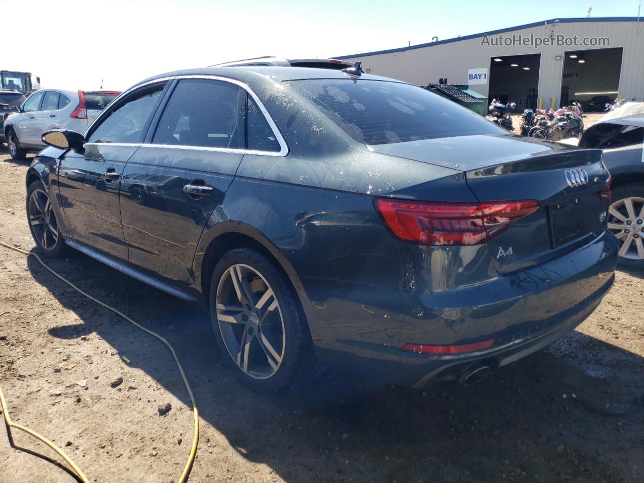 2017 Audi A4 Premium Plus Charcoal vin: WAUENAF49HN006026