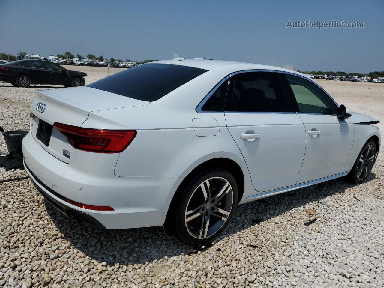 2017 Audi A4 Premium Plus White vin: WAUENAF49HN022940