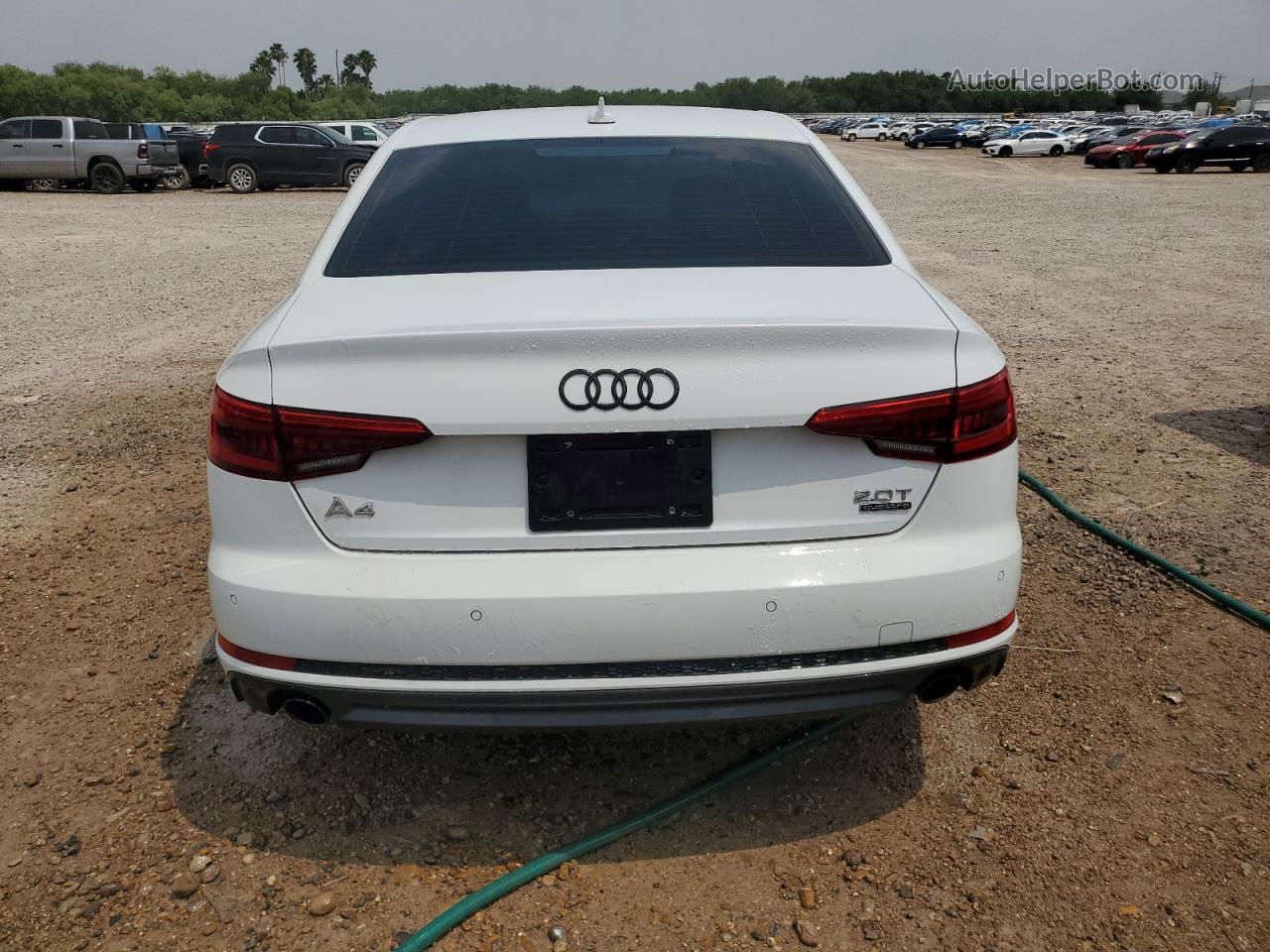 2017 Audi A4 Premium Plus White vin: WAUENAF49HN022940