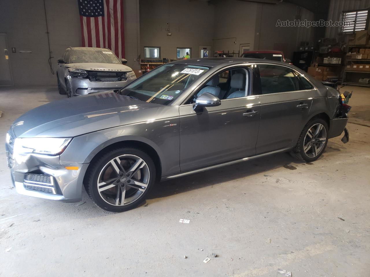 2017 Audi A4 Premium Plus Угольный vin: WAUENAF49HN035655