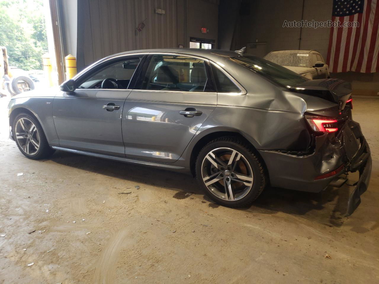 2017 Audi A4 Premium Plus Charcoal vin: WAUENAF49HN035655