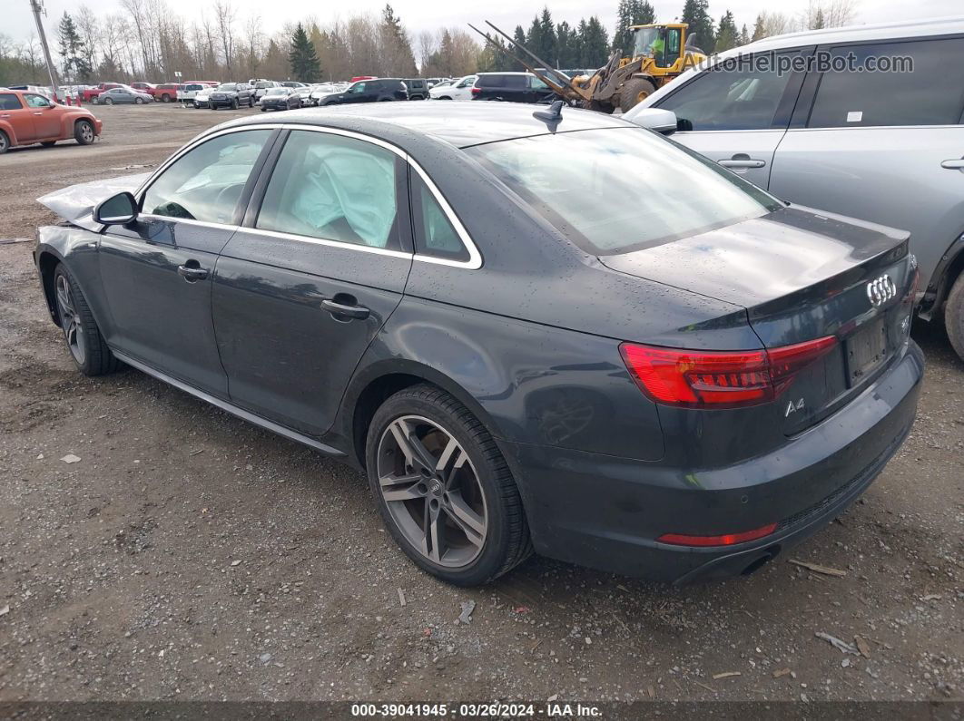 2017 Audi A4 Premium Plus Серый vin: WAUENAF49HN057008