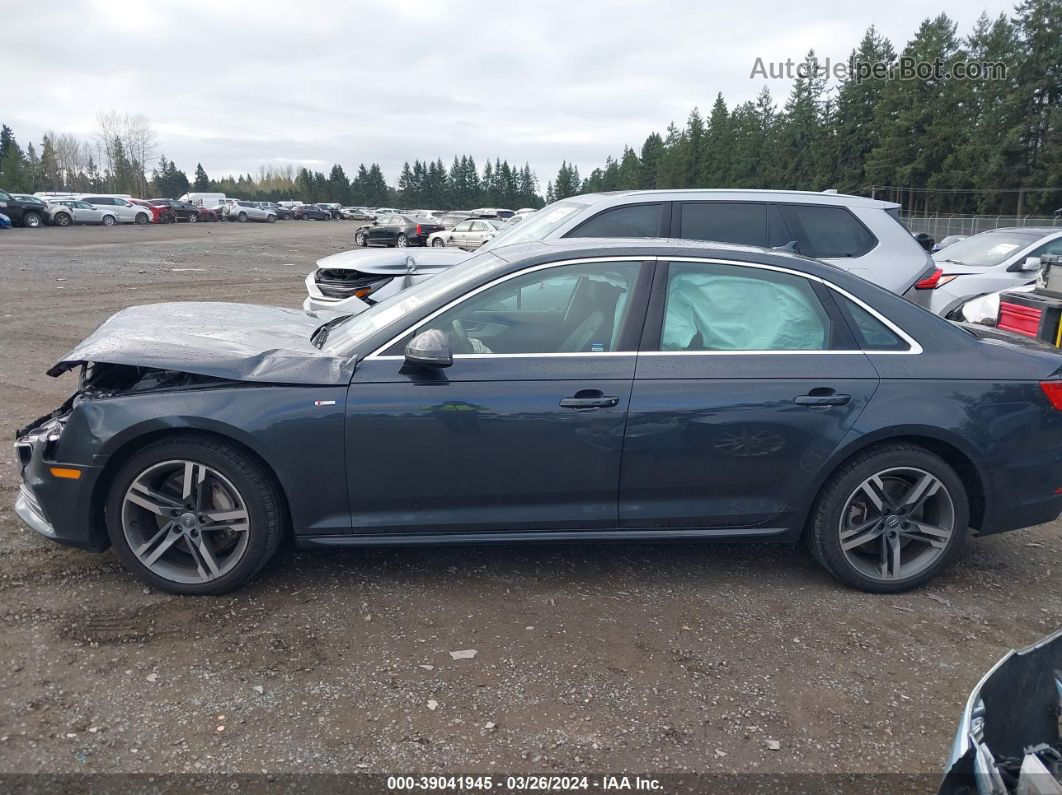 2017 Audi A4 Premium Plus Gray vin: WAUENAF49HN057008