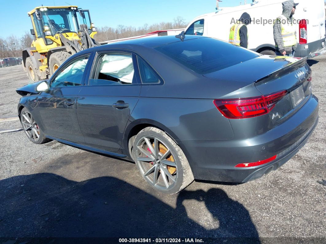 2018 Audi A4 2.0t Premium/2.0t Tech Premium Gray vin: WAUENAF49JA087414