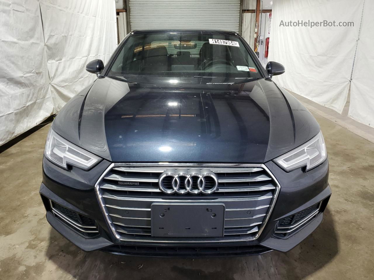 2018 Audi A4 Premium Plus Blue vin: WAUENAF49JA094248