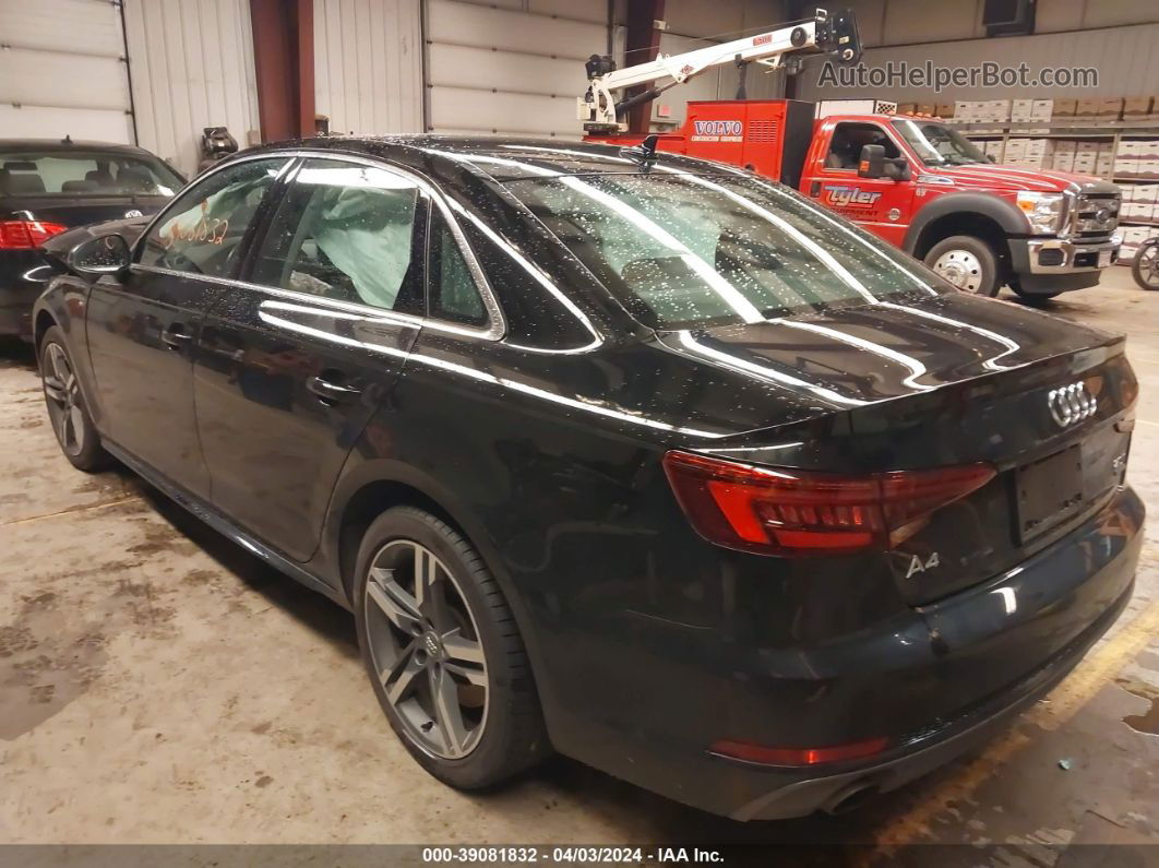 2018 Audi A4 2.0t Premium/2.0t Tech Premium Black vin: WAUENAF49JA200004