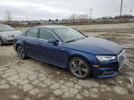 2018 Audi A4 Premium Plus Blue vin: WAUENAF49JA204781