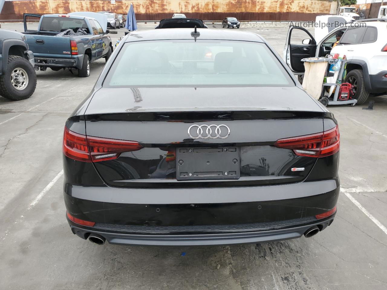 2018 Audi A4 Premium Plus Black vin: WAUENAF49JN000894