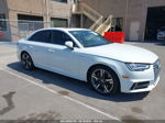 2018 Audi A4 2.0t Tech Premium/2.0t Premium White vin: WAUENAF49JN017775