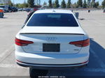 2019 Audi A4 45 Premium White vin: WAUENAF49KA038196