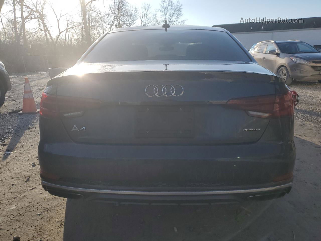 2019 Audi A4 Premium Plus Gray vin: WAUENAF49KA080173