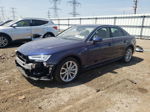 2019 Audi A4 Premium Plus Blue vin: WAUENAF49KN002601