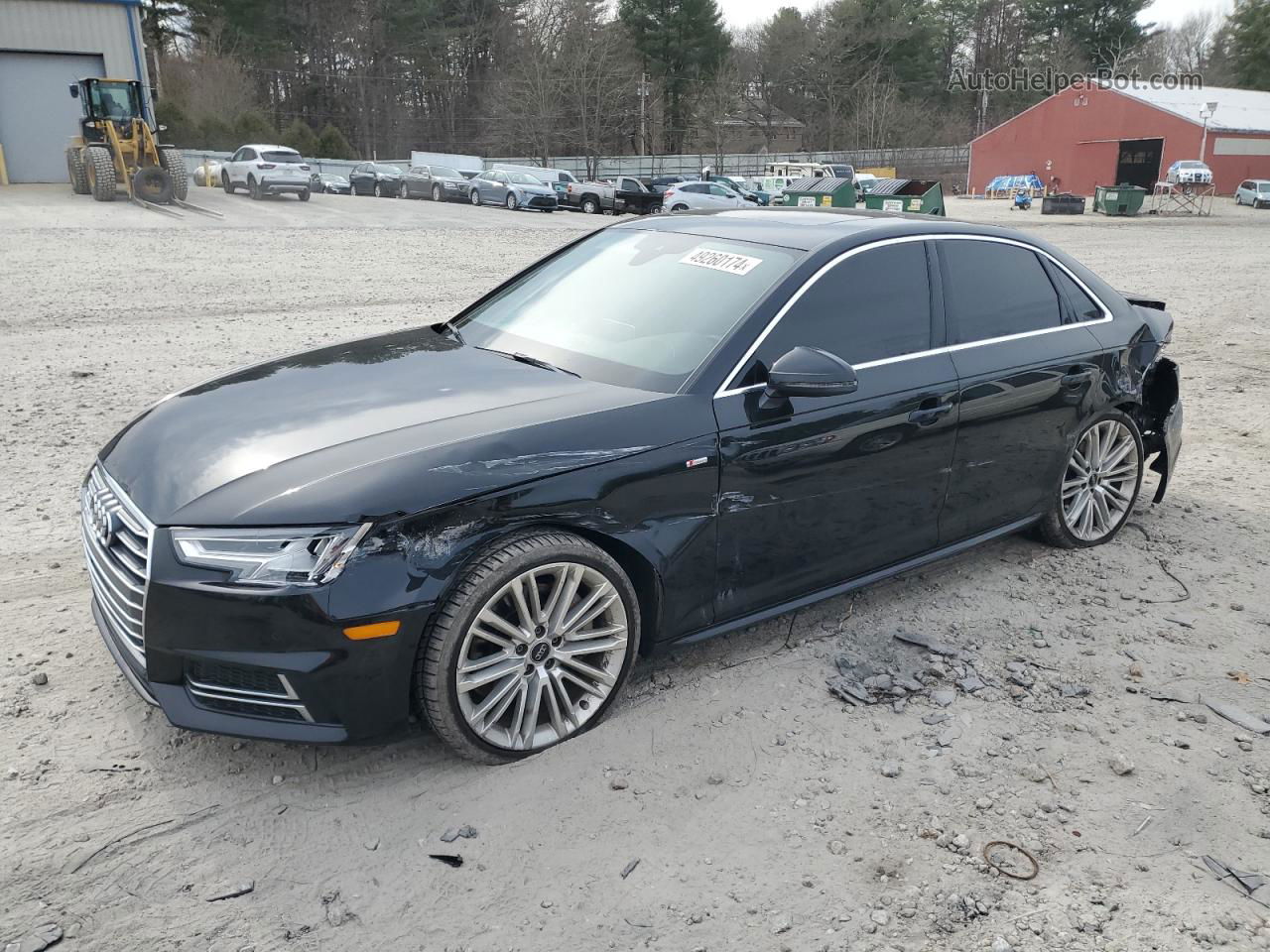 2017 Audi A4 Premium Plus Black vin: WAUENAF4XHN009212