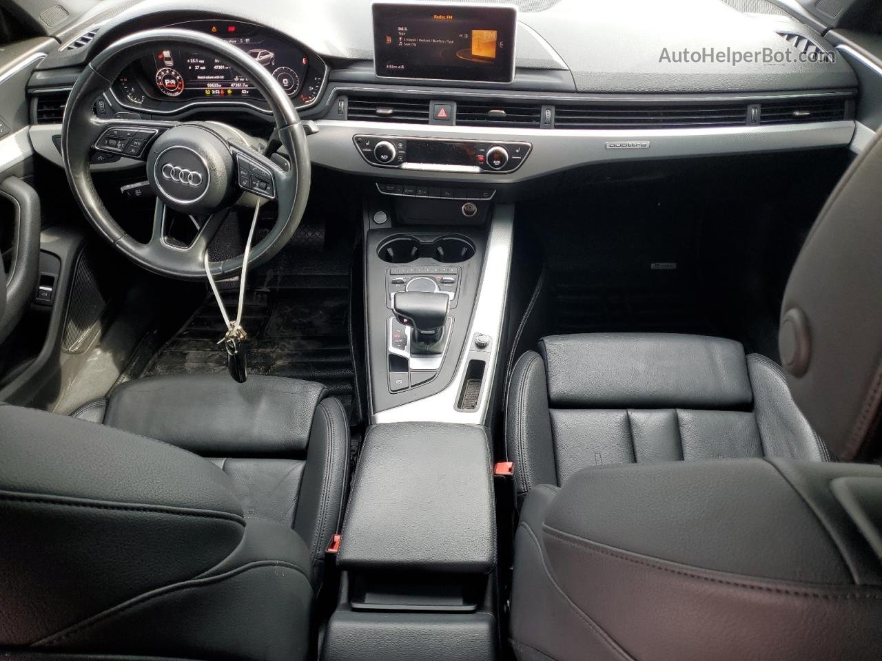 2017 Audi A4 Premium Plus Black vin: WAUENAF4XHN009212
