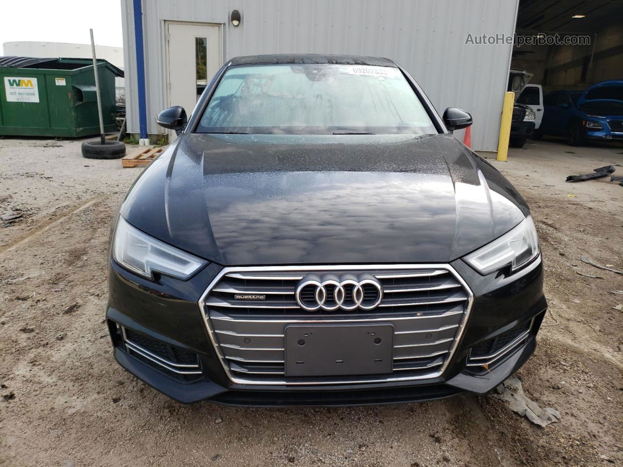 2017 Audi A4 Premium Plus Black vin: WAUENAF4XHN013146