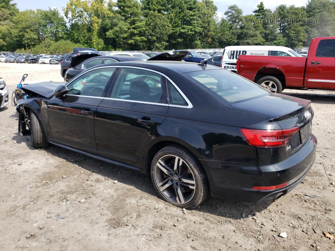 2017 Audi A4 Premium Plus Black vin: WAUENAF4XHN026494