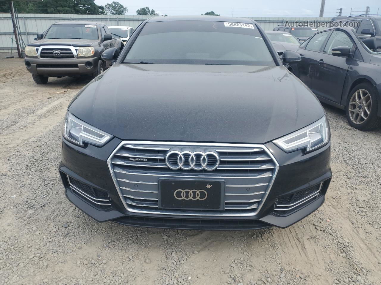 2018 Audi A4 Premium Plus Black vin: WAUENAF4XJA032065