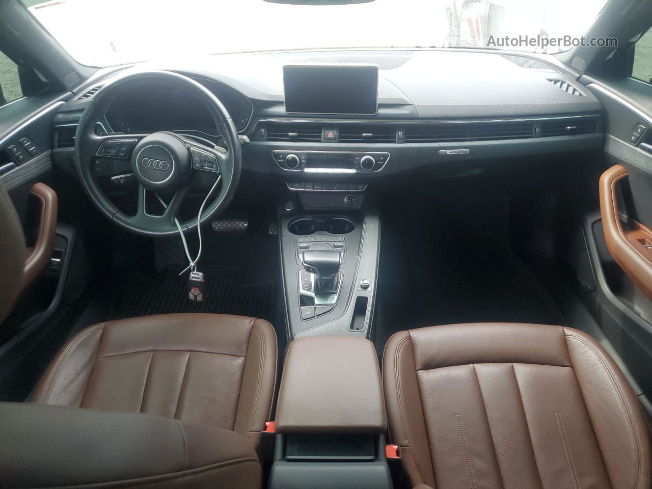 2018 Audi A4 Premium Plus Черный vin: WAUENAF4XJA032065