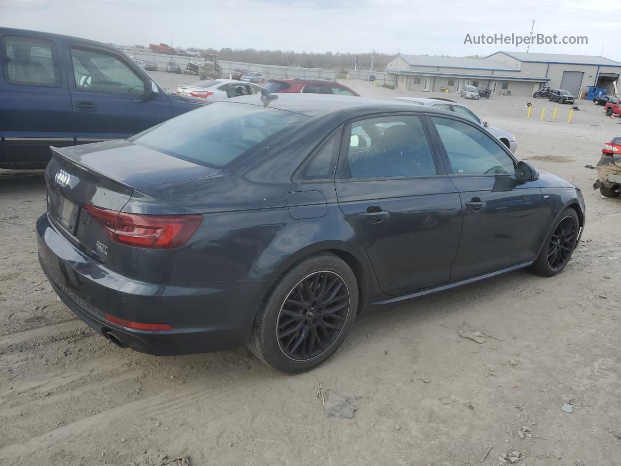 2018 Audi A4 Premium Plus Black vin: WAUENAF4XJA094906