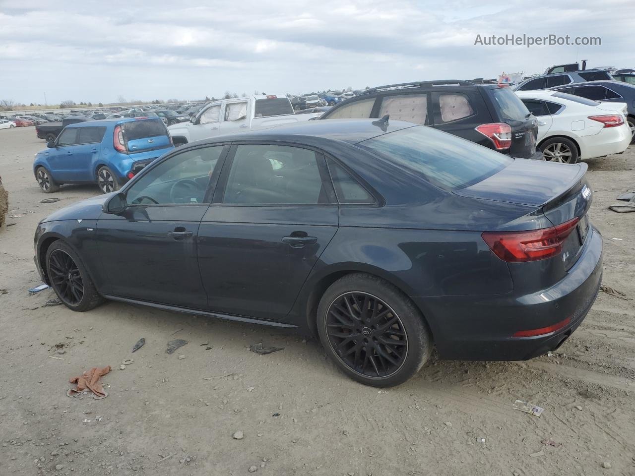 2018 Audi A4 Premium Plus Black vin: WAUENAF4XJA094906