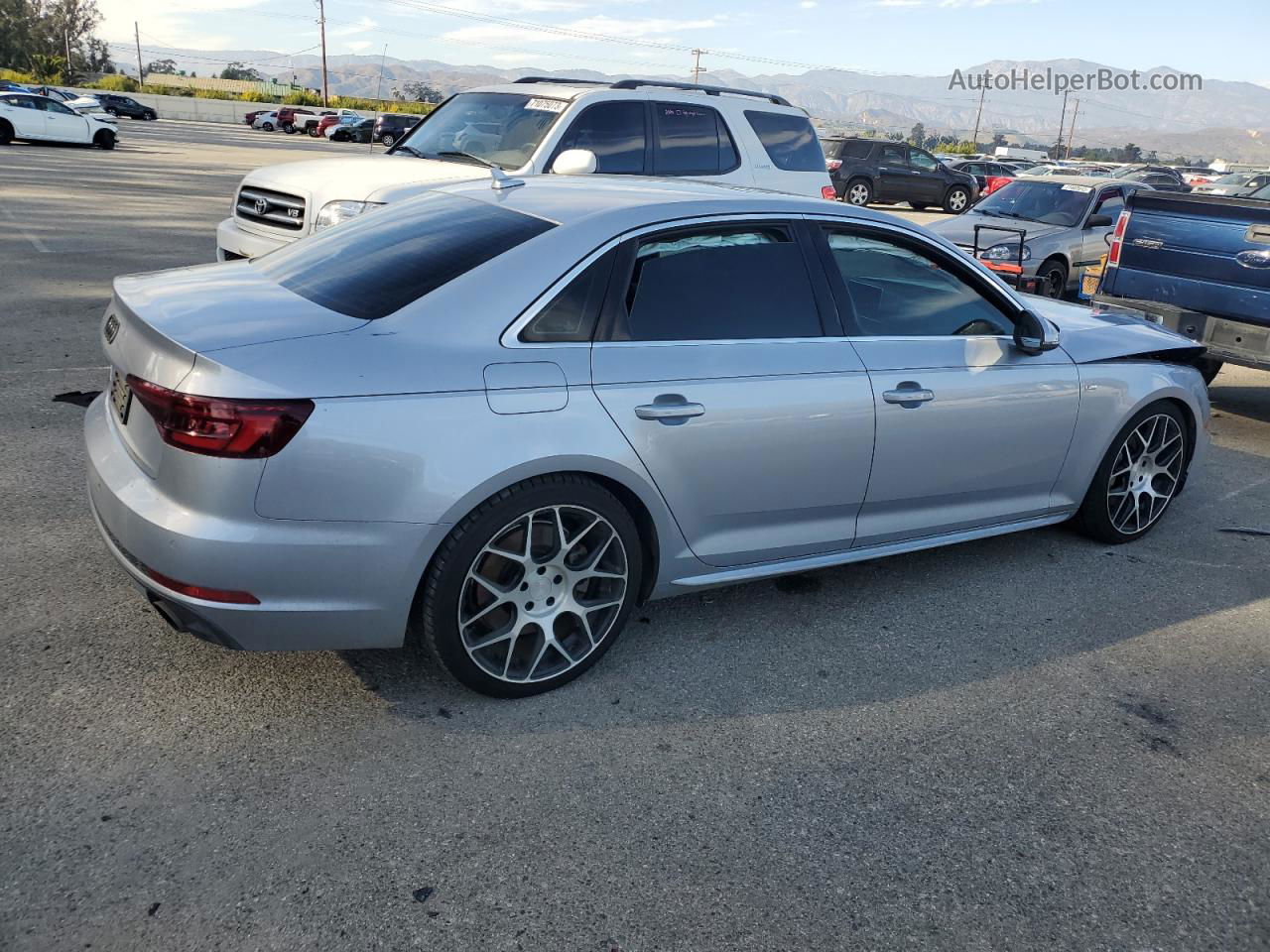 2018 Audi A4 Premium Plus Silver vin: WAUENAF4XJA110196