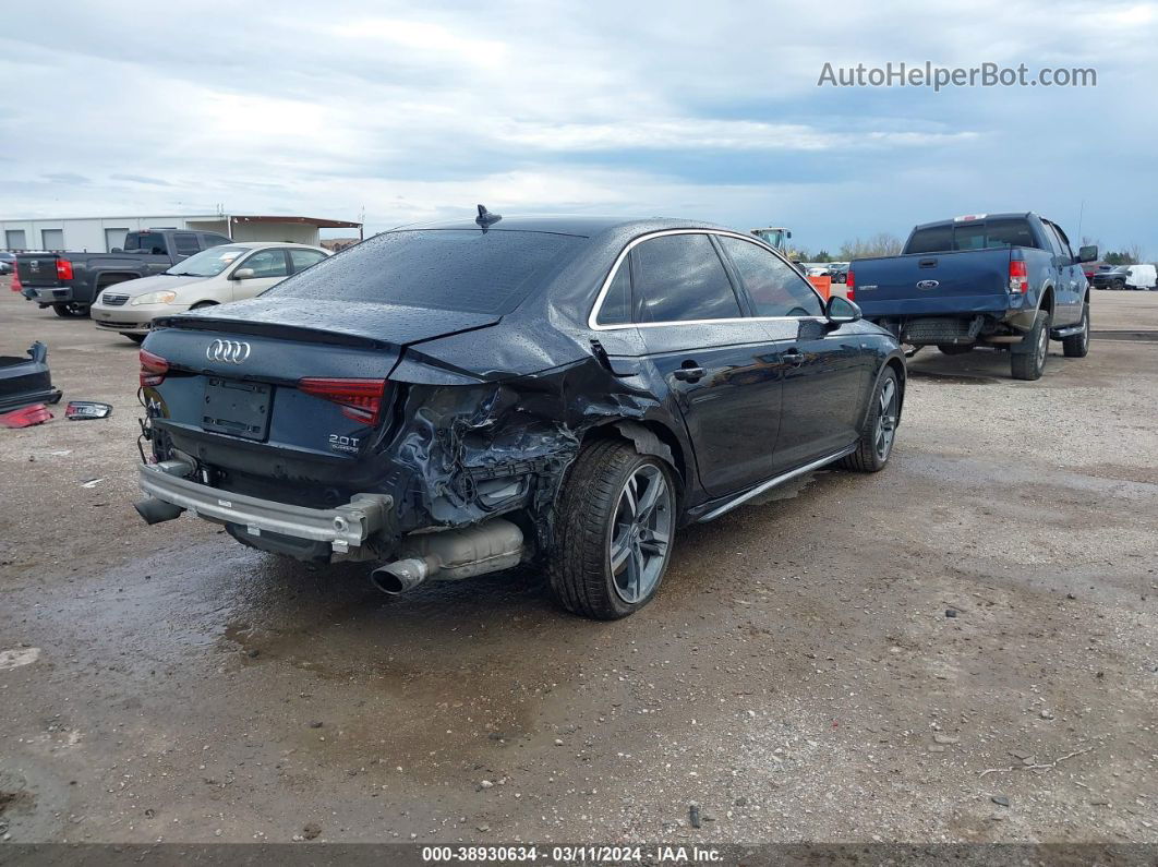 2018 Audi A4 2.0t Premium/2.0t Tech Premium Black vin: WAUENAF4XJA231133