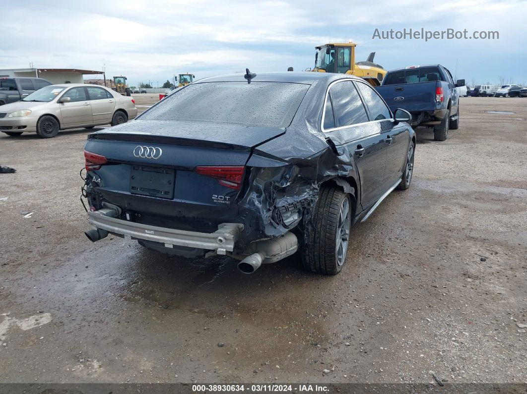 2018 Audi A4 2.0t Premium/2.0t Tech Premium Black vin: WAUENAF4XJA231133