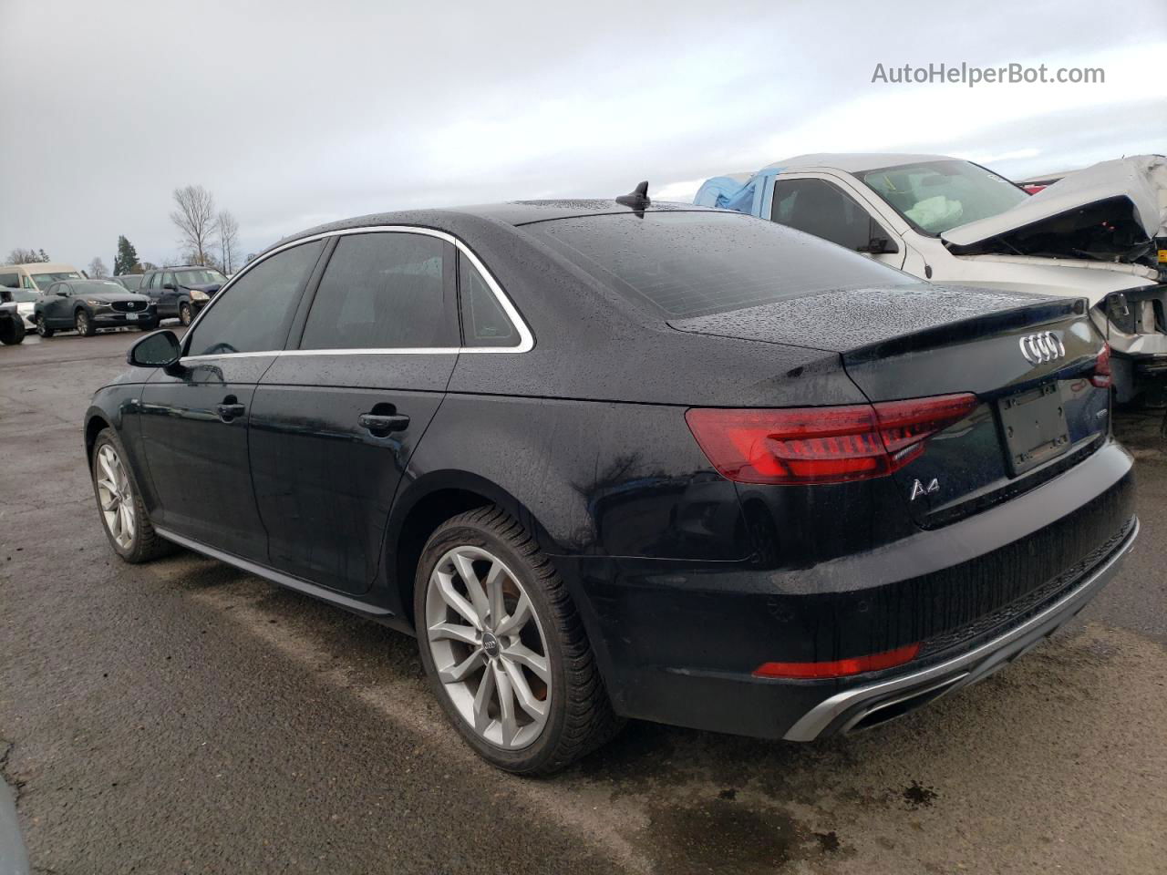 2019 Audi A4 Premium Plus Black vin: WAUENAF4XKN001683